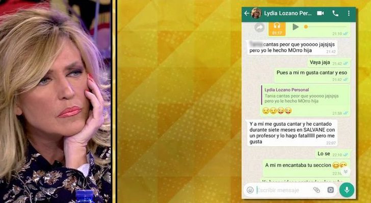 Las conversaciones de Lydia Lozano con su fan