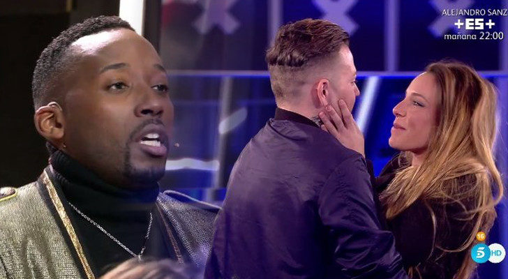 Carlos es recibido por su novia Paula en la sala de expulsión