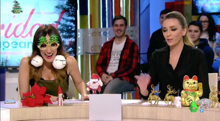 Ana Morgade y Anna Simón en 'Zapeando'