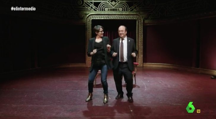 Miquel Iceta bailando en 'El intermedio'