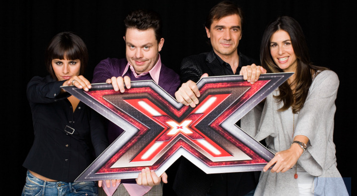 Nuria Roca y el jurado de 'Factor X'