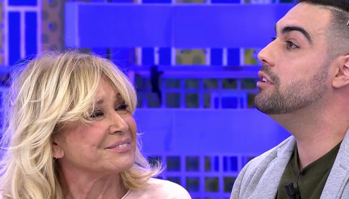 Mila Ximénez con Quintín, su fan