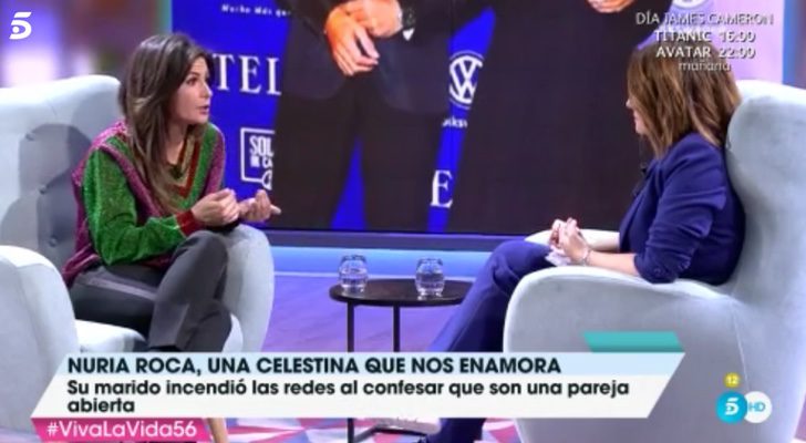 Nuria Roca junto a Toñi Moreno en 'Viva la vida'