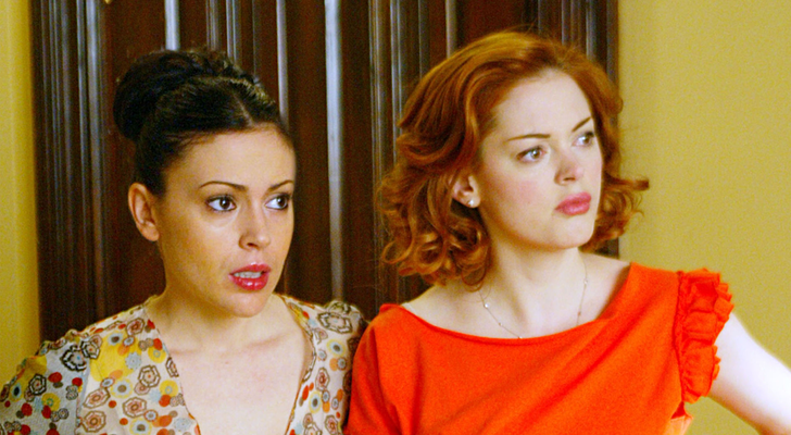 McGowan y Alyssa Milano