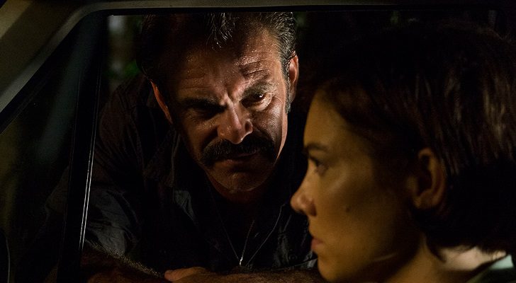 Simon amenaza a Maggie en el 8x08 de 'The Walking Dead'