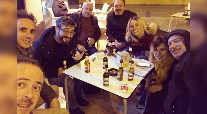 Algunos de los actores de 'Allí abajo'