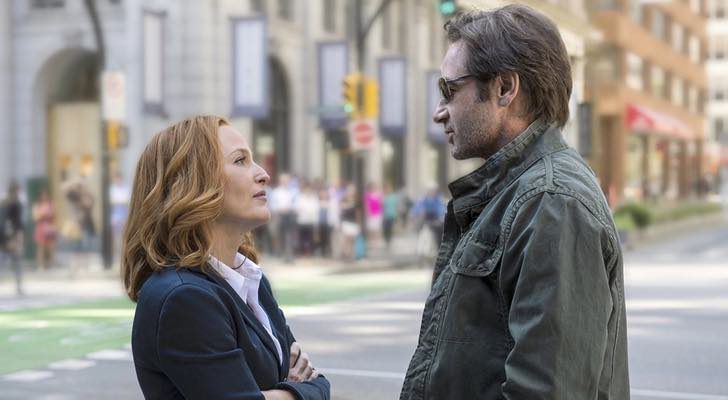 Gillian Anderson y David Duchovny en 'Expediente X'