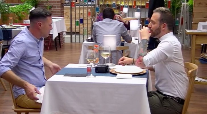 Rubén Pantoja y Antonio José en 'First dates'