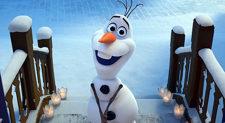 El simpático muñeco de nieve Olaf, en el corto de Disney 'Frozen: Una aventura de Olaf'