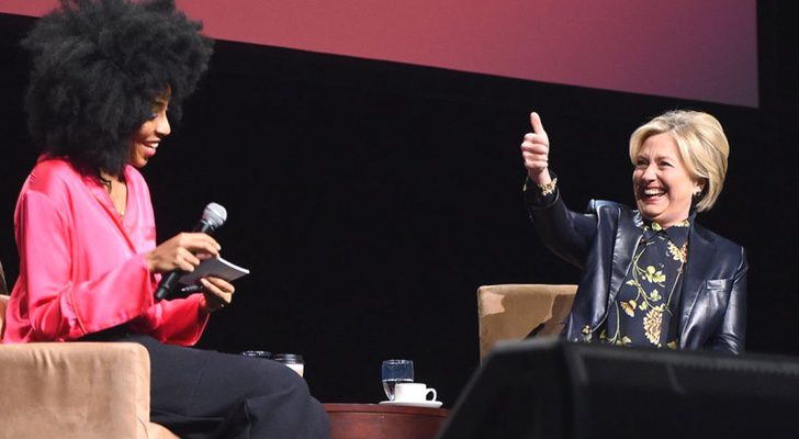Hillary Clinton en su entrevista con Jessica Williams