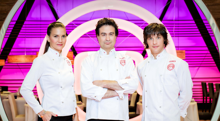 Samantha Vallejo-Nágera, Pepe Rodríguez y Jordi Cruz en 'MasterChef'