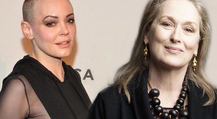 Rose McGowan y Meryl Streep