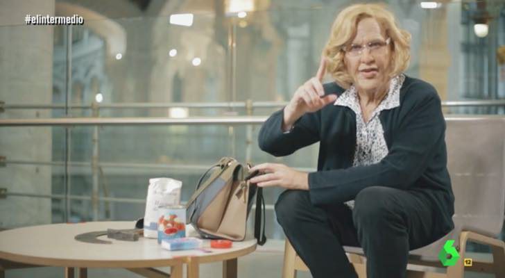 Joaquín Reyes como Manuela Carmena para &#39;El Intermedio&#39;