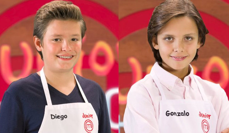 Diego (izq) y Gonzalo (der) en las fotos promocionales de 'MasterChef Junior 5'