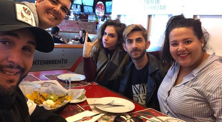 Kiko Rivera con Carlota, Dani y Pilar en una imagen compartida en su Instagram