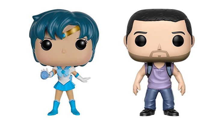 Funko de Sailor Mercury de 'Sailor Moon' y Funko de Jack Shephard de 'Perdidos'