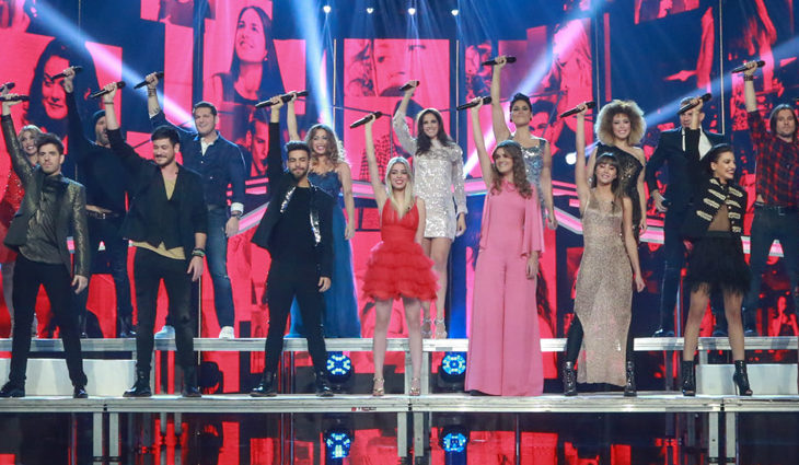 Los concursantes de 'OT1' y 'OT 2017' en el especial 'Navidad en OT'