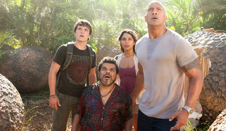 Los protagonistas de "Viaje al centro de la tierra 2: la isla misteriosa"