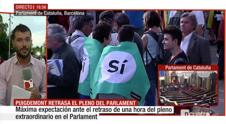 Cobertura del pleno extraordinario de Puigdemont