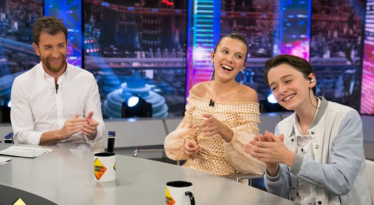 Los protagonistas de &#39;Stranger Things&#39; junto a Pablo Motos en &#39;El hormiguero&#39;