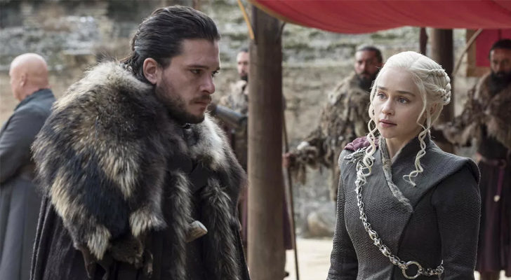 Jon Snow y Daenerys, en 'Juego de Tronos'