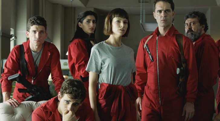 Los protagonistas de 'La Casa de Papel'