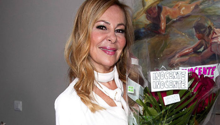 Ana Obregón recoge sus flores al saber que todo era una broma