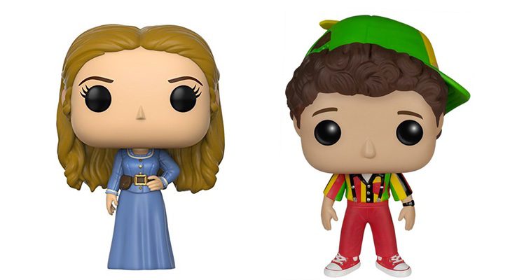 Funko de Dolores Abernathy de 'Westworld' y Funko de Screech de 'Salvados por la campana'