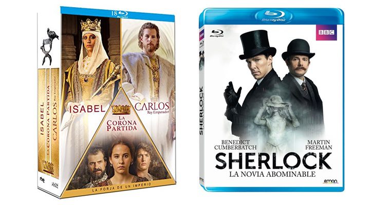 'Isabel', 'La corona partida' y 'Carlos, Rey Emperador' y 'Sherlock: La novia abominable'