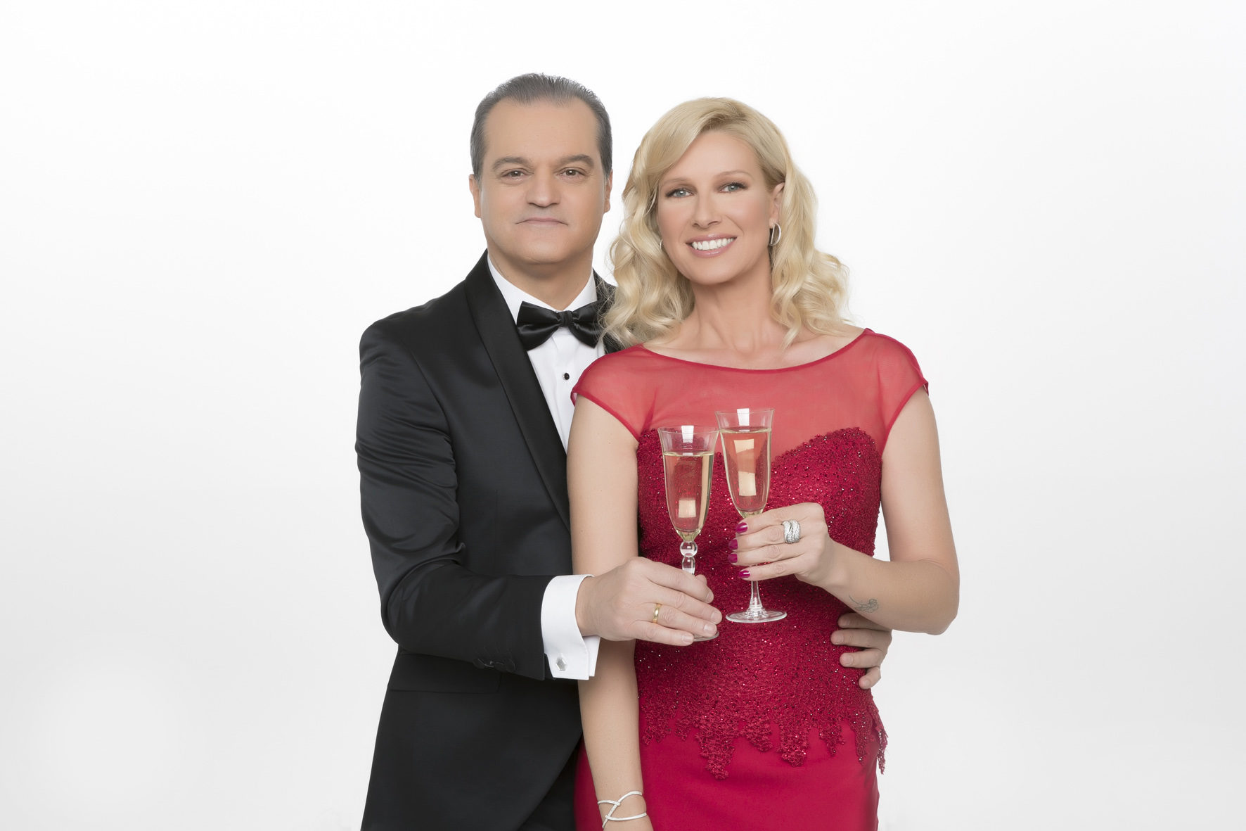 Ramón García y Anne Igartiburu en los promocionales de las Campanadas 2018 de TVE