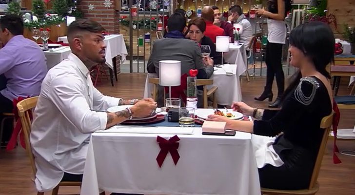 José y Manuela en su cita en 'First Dates' de Cuatro