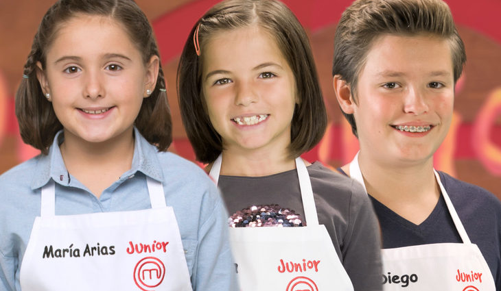 María Arias, Núria y Diego, terceros expulsados de 'MasterChef Junior 5'