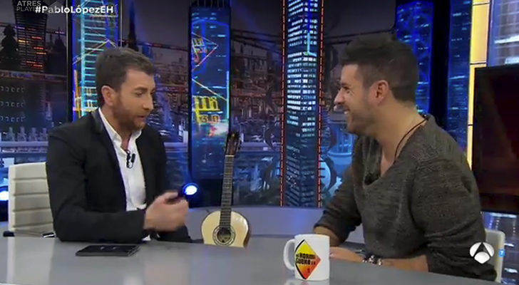 Pablo López en 'El hormiguero'