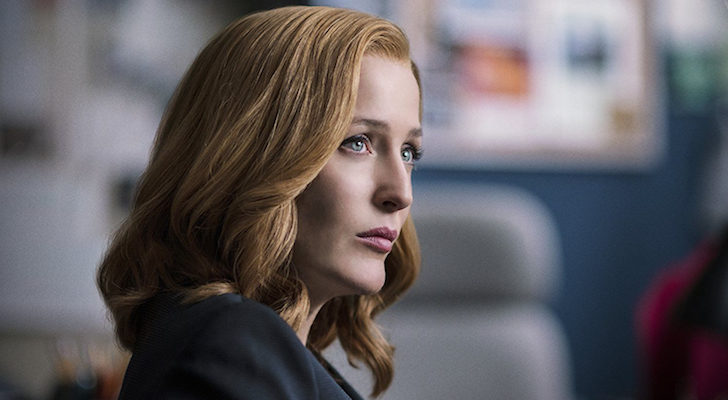 Gillian Anderson como Scully en 'Expediente X'