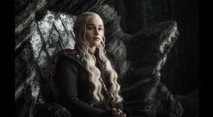 Emilia Clarke como Daenerys en 'Juego de Tronos'