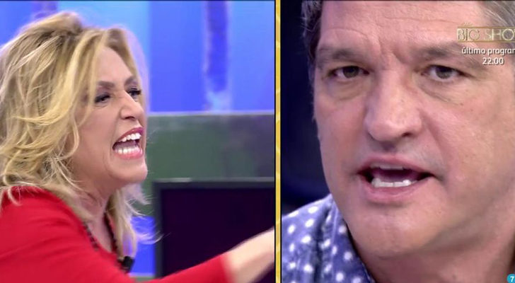 Monumental enfado de Lydia Lozano y Gustavo González en 'Sálvame'