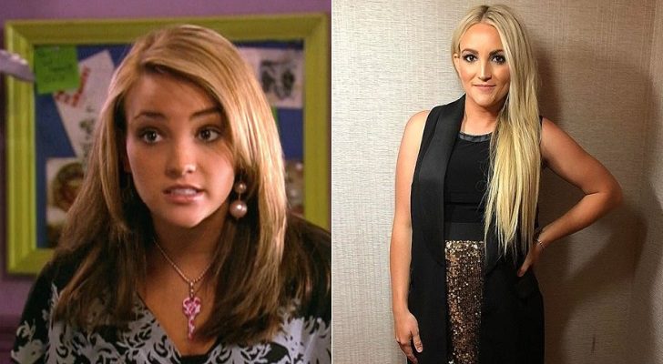 A la izquierda, Jamie Lynn Spears como Zoey, a la derecha, en la actualidad