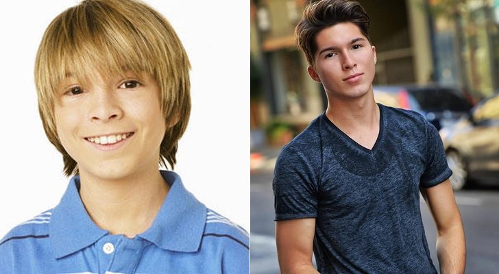 A la izquierda, Paul Butcher como Dustin, a la derecha, en la actualidad