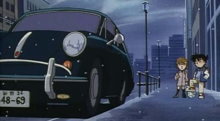 La matrícula del Porsche 356 de Gin es igual que el número de la droga que encogió a Shinichi