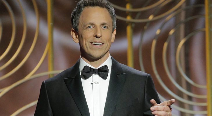Seth Meyers en los Globos de Oro 2018