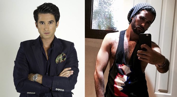 Luis durante su participación en 'Gran Hermano' y en la actualidad