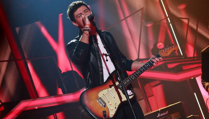 Alfred durante su actuación en la Gala 9 de 'OT 2017'