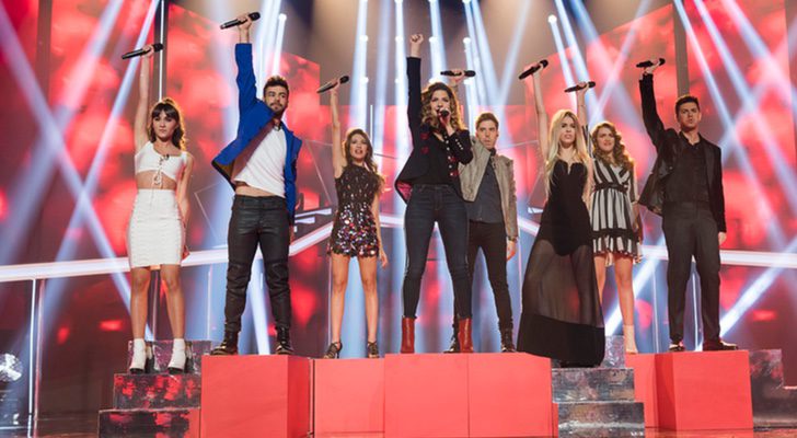 Concursantes durante la gala 10 de 'OT 2017'