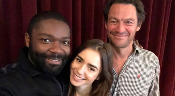 Dominic West, David Oyelowo y Lily Collins