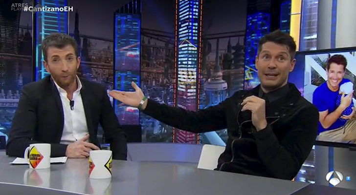 Jaime Cantizano en 'El hormiguero'