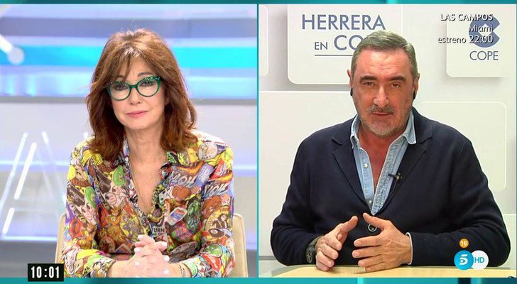 Carlos Herrera regresa a 'El programa de Ana Rosa'