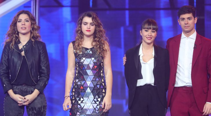 Miriam, Amaia, Aitana y Alfred, cuatro de los cinco candidatos de 'OT 2017' para representar a España en Eurovisión 2018
