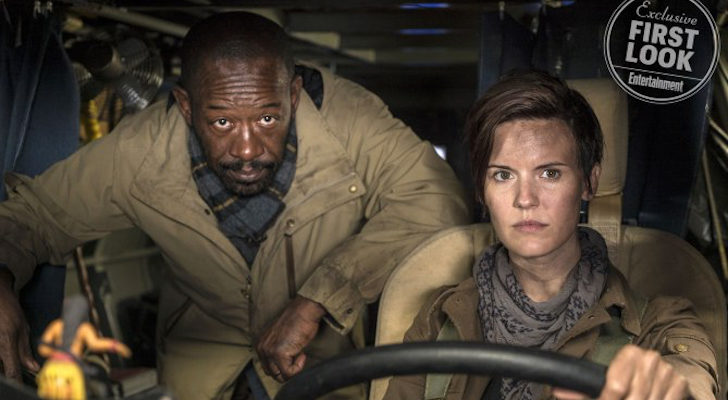 Lennie James y Maggie Grace en 'Fear the Walking Dead'