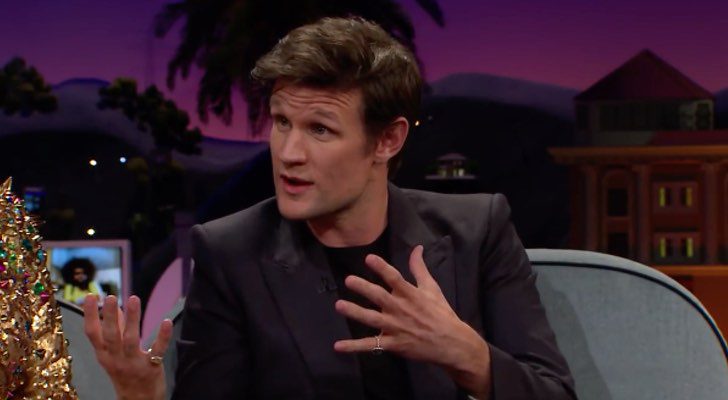 Matt Smith en 'The Late Late Show with James Corden'
