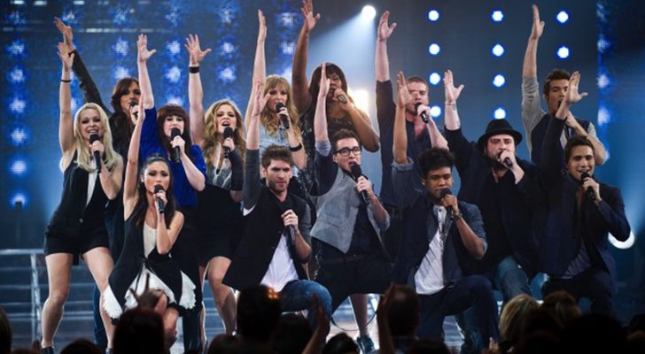 Los concursantes de 'Star Académie' en una actuación grupal